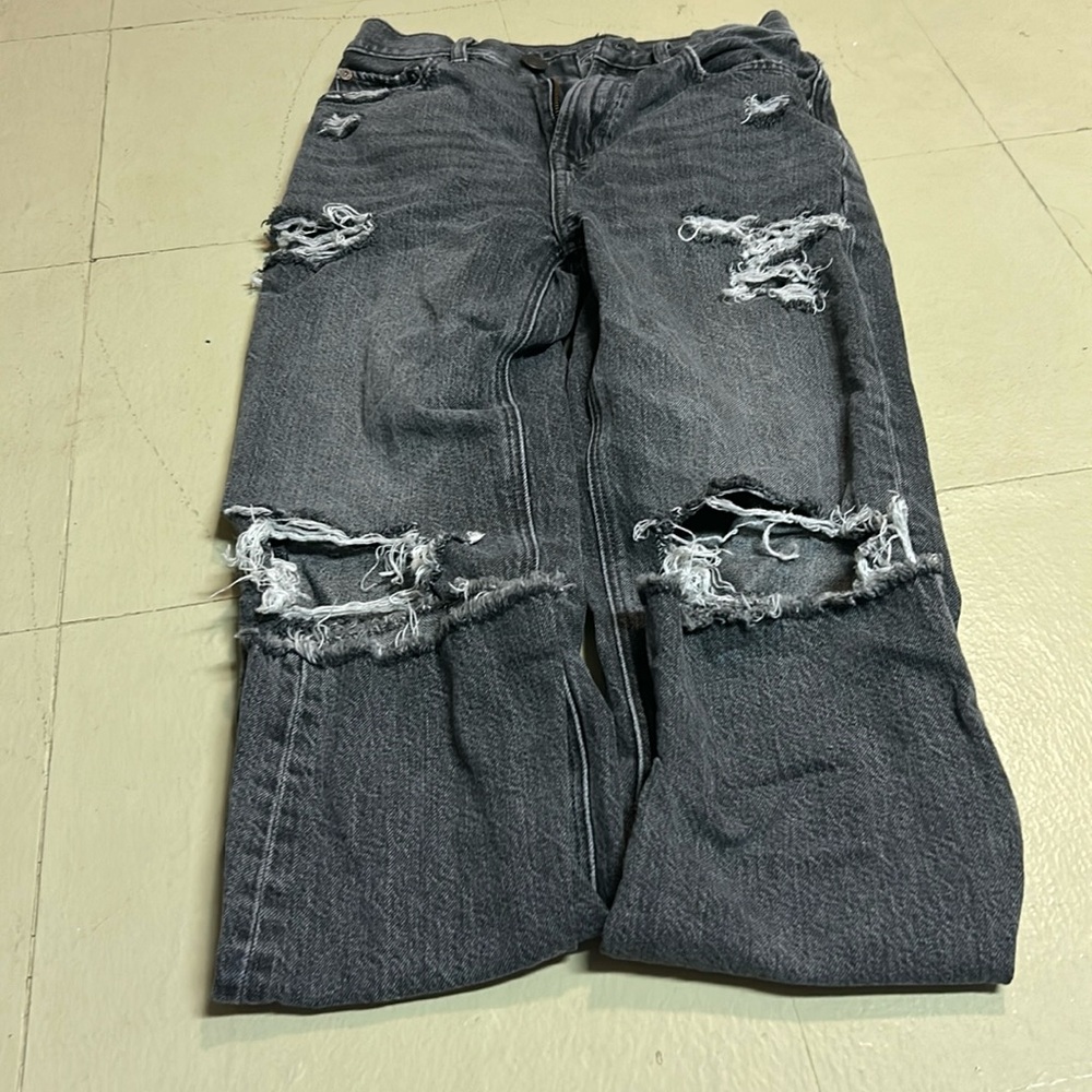 Highest rise 90s boyfriend Jean